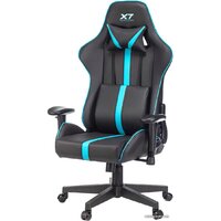 Игровое (геймерское) кресло A4Tech X7 GG-1200 (черный/бирюзовый) - Превью изображения №7 — Интернет-магазин Time-Shop