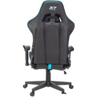 Игровое (геймерское) кресло A4Tech X7 GG-1200 (черный/бирюзовый) - Превью изображения №4 — Интернет-магазин Time-Shop