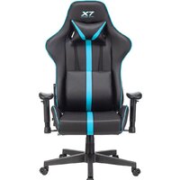 Игровое (геймерское) кресло A4Tech X7 GG-1200 (черный/бирюзовый) - Превью изображения №2 — Интернет-магазин Time-Shop