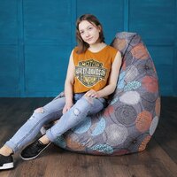 Кресло-мешок Flagman Груша Макси Г2.4-107 Рингс 01 - Превью изображения №11 — Интернет-магазин Time-Shop