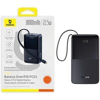 Внешний аккумулятор Baseus EnerFill FC51 Bipow2 Pro Power Bank 30000mAh (черный) - Превью изображения №3 — Интернет-магазин Time-Shop