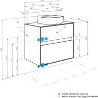  Акватон Тумба под умывальник Либерти 75 1A279501LYC70 - Превью изображения №19 — Интернет-магазин Time-Shop