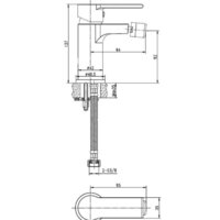 Смеситель Cersanit Brasko A63023 - Превью изображения №2 — Интернет-магазин Time-Shop