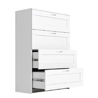 Комод Mio Tesoro Сириус 4 ящика 2.02.02.060.1 (белый) - Превью изображения №5 — Интернет-магазин Time-Shop