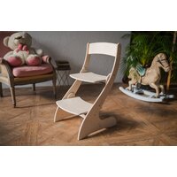 Растущий стул Друг Кузя Растущий Павлин (лак) - Превью изображения №3 — Интернет-магазин Time-Shop