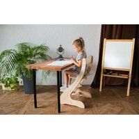 Растущий стул Друг Кузя Растущий Павлин (лак) - Превью изображения №4 — Интернет-магазин Time-Shop