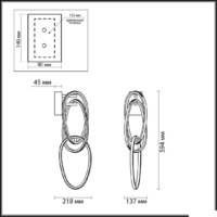 Бра Odeon Light Space 4891/33WL - Превью изображения №2 — Интернет-магазин Time-Shop