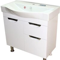 СанитаМебель Тумба под умывальник Эмили-601.800 (белый)