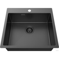 Кухонная мойка ZorG ZRN 5055 Premium PVD Gunblack - Превью изображения №2 — Интернет-магазин Time-Shop