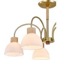 Люстра средней высоты Escada 150005/5R ES0000061 (Gold/Wood) - Превью изображения №2 — Интернет-магазин Time-Shop
