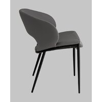 Стул Stool Group Вивьен LV-114-Na993-08-01 (экокожа серый) - Превью изображения №4 — Интернет-магазин Time-Shop