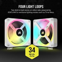 Вентилятор для корпуса Corsair iCUE LINK QX120 RGB Triple Pack CO-9051006-WW - Превью изображения №4 — Интернет-магазин Time-Shop