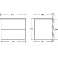  BelBagno Тумба под умывальник Etna-600-2C-SO-RN-P (rovere nature) - Превью изображения №4 — Интернет-магазин Time-Shop