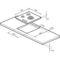Варочная панель LEX GVG 435 GR - Превью изображения №8 — Интернет-магазин Time-Shop