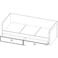 Кровать Anrex Magellan 90-2 90x200 655627 (сосна винтаж) - Превью изображения №2 — Интернет-магазин Time-Shop