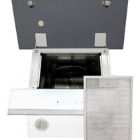 Кухонная вытяжка Grand Gloucester 60 (белый/нержавеющая сталь) - Превью изображения №3 — Интернет-магазин Time-Shop