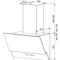 Кухонная вытяжка Grand Gloucester 60 (белый/нержавеющая сталь) - Превью изображения №6 — Интернет-магазин Time-Shop