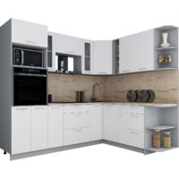 Интерлиния Мила Gloss 1.88x2.4 правая (белый софт/белый софт/травертин серый)