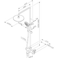 Душевая система  AM.PM Like F0780564 - Превью изображения №2 — Интернет-магазин Time-Shop