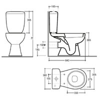 Унитаз напольный Керамин Позитано МС Инкоэр-Б1 (с мягким сидением) - Превью изображения №7 — Интернет-магазин Time-Shop