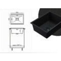 Кухонная мойка Polygran Blade 550 (космос) - Превью изображения №2 — Интернет-магазин Time-Shop