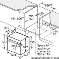 Электрический духовой шкаф Bosch Serie 8 HBG7341W1 - Превью изображения №9 — Интернет-магазин Time-Shop