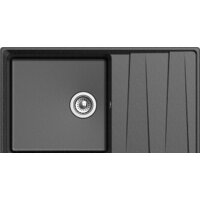 Кухонная мойка GranFest GF-LV-860L (черный) - Превью изображения №2 — Интернет-магазин Time-Shop