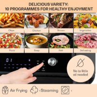 Аэрогриль (аэрофритюрница) Klarstein Vita Pro (черный) - Превью изображения №3 — Интернет-магазин Time-Shop