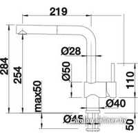 Смеситель Blanco Linus-S Silgranit (белый) - Превью изображения №2 — Интернет-магазин Time-Shop