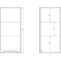  Dreja Шкаф-полупенал QL 35 99.0010 (белый) - Превью изображения №2 — Интернет-магазин Time-Shop
