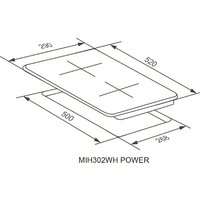 Варочная панель Meferi MIH302WH Power - Превью изображения №10 — Интернет-магазин Time-Shop
