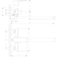 Смеситель Rossinka Silvermix RS27-33 - Превью изображения №2 — Интернет-магазин Time-Shop