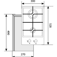 Варочная панель LEX GVG 321 WH - Превью изображения №4 — Интернет-магазин Time-Shop
