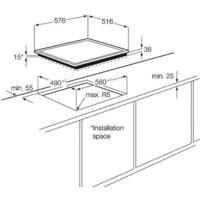 Варочная панель Electrolux EHF6342XOK - Превью изображения №2 — Интернет-магазин Time-Shop