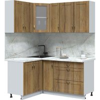 Интерлиния Мила Крафт 1.2x1.7 (дуб вотан/дуб вотан/серый каспий)