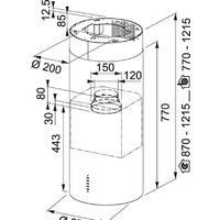 Кухонная вытяжка Franke Tube FTU Plus 3707 I WH - Превью изображения №2 — Интернет-магазин Time-Shop
