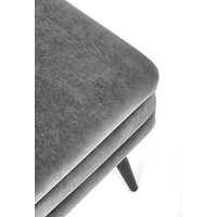 Пуфик Halmar Velva (серый/черный) - Превью изображения №6 — Интернет-магазин Time-Shop