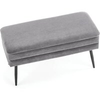 Пуфик Halmar Velva (серый/черный) - Превью изображения №5 — Интернет-магазин Time-Shop