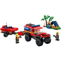 Конструктор LEGO City 60412 Пожарная машина 4х4 со спасательным катером - Превью изображения №2 — Интернет-магазин Time-Shop