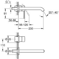 Смеситель Grohe Essence 19967Dl1 - Превью изображения №2 — Интернет-магазин Time-Shop