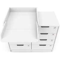 Детский комод Атон Мебель Zeus 1008 ЛДСП с шариковыми направляющими (белый) - Превью изображения №5 — Интернет-магазин Time-Shop