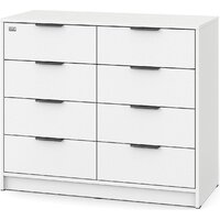 Детский комод Атон Мебель Zeus 1008 ЛДСП с шариковыми направляющими (белый) - Превью изображения №6 — Интернет-магазин Time-Shop