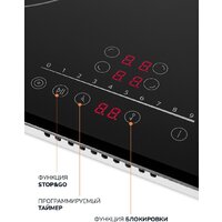 Варочная панель Millen MEH 602 BL - Превью изображения №4 — Интернет-магазин Time-Shop