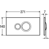 Панель смыва Viega Visign for Style 10 8315.1 (хром) [596 323] - Превью изображения №3 — Интернет-магазин Time-Shop