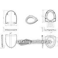 Сиденье для унитаза Cersanit Parva (S-DS-PARVA-DL-t) - Превью изображения №4 — Интернет-магазин Time-Shop