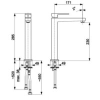 Смеситель Armatura Logon 5132-612-00 - Превью изображения №2 — Интернет-магазин Time-Shop
