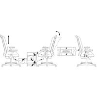 Офисное кресло Бюрократ MC-611N TW-01 38-418 (черный) - Превью изображения №5 — Интернет-магазин Time-Shop