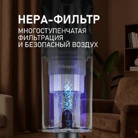 Пылесос Weissgauff V17 BLDC 830 Graphite StormBlast Turbo - Превью изображения №27 — Интернет-магазин Time-Shop