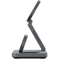 Беспроводное зарядное Magssory Yoga 3 в 1 Charging Station для Samsung Qi2 WCH017m (темно-серый) - Превью изображения №8 — Интернет-магазин Time-Shop