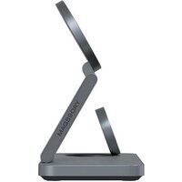 Беспроводное зарядное Magssory Yoga 3 в 1 Charging Station для Samsung Qi2 WCH017m (темно-серый) - Превью изображения №4 — Интернет-магазин Time-Shop
